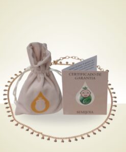 Colar Gotinhas Folheado Ouro 18k